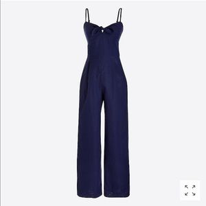 J crew tie front jumpsuit